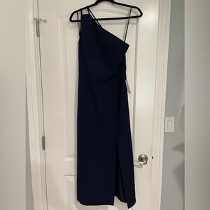 Nordstrom navy blue midi dress